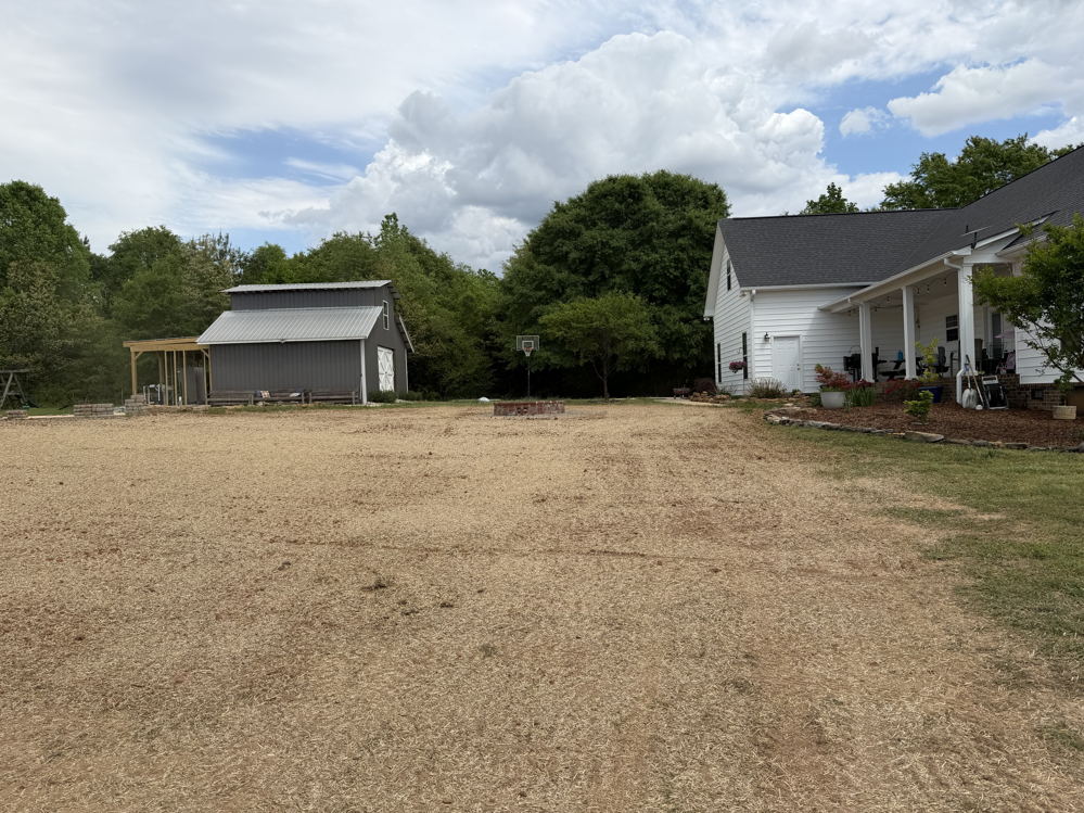 March 2026 land leveling and fire pit project - photo 5
