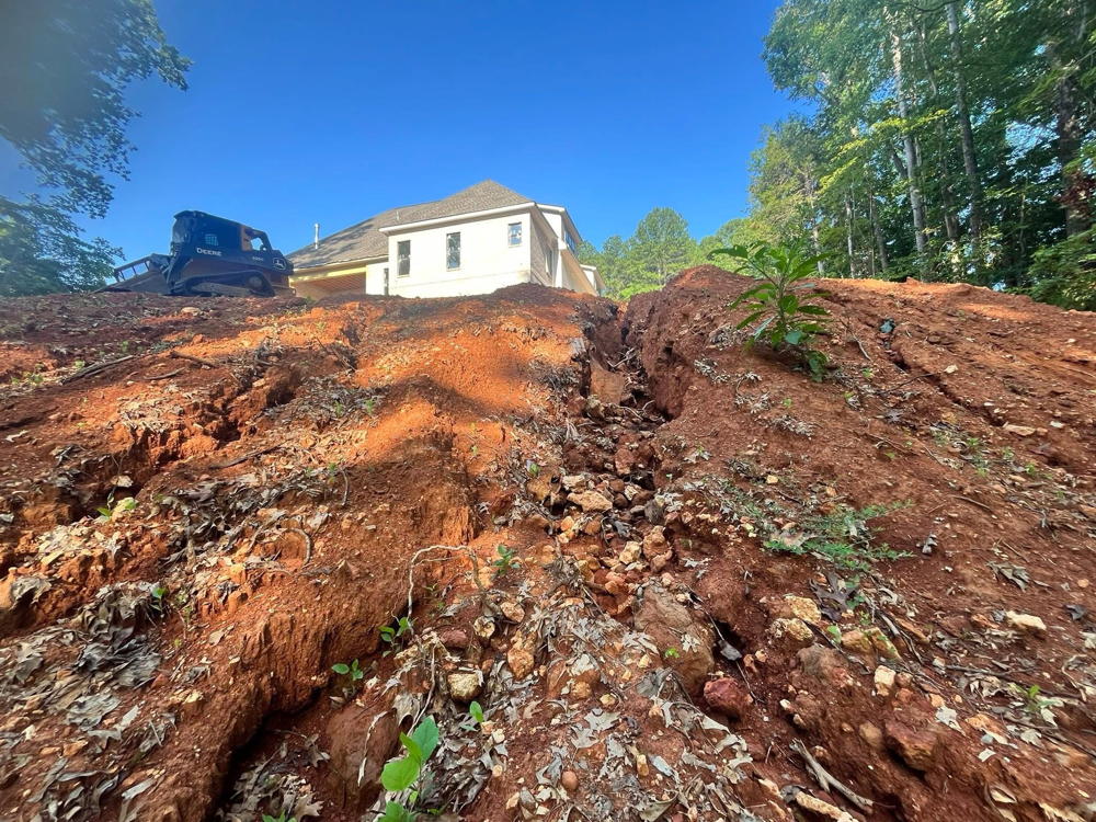 Dirt grading project