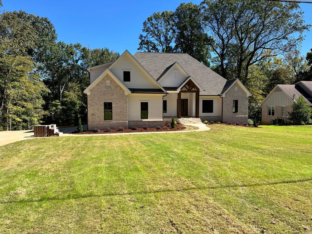 Lawn and landscaping project