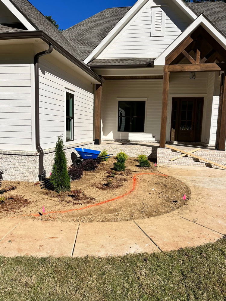 Lawn and landscaping project