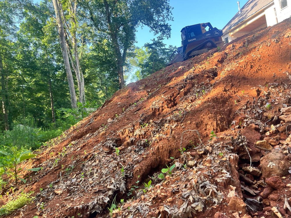 Dirt grading project