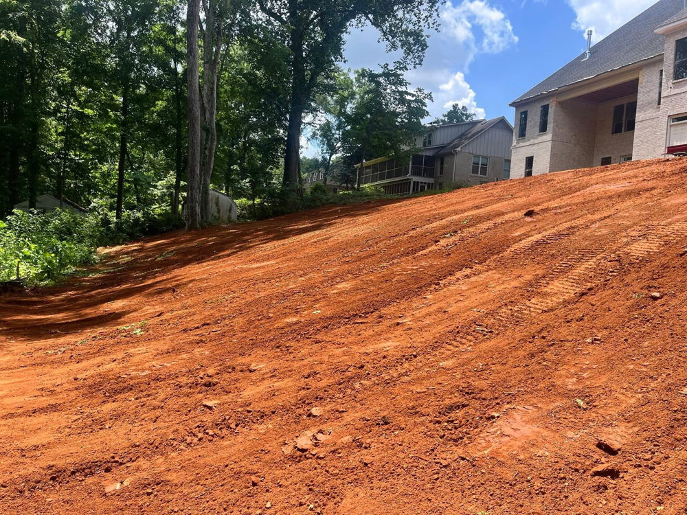 Dirt grading project