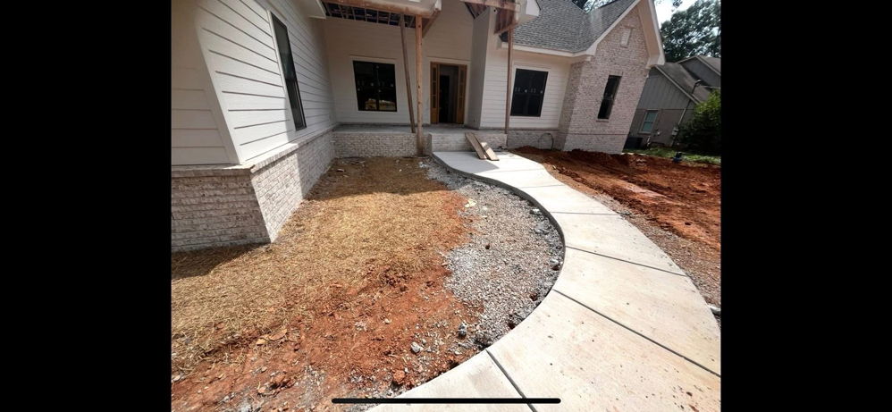 Lawn and landscaping project