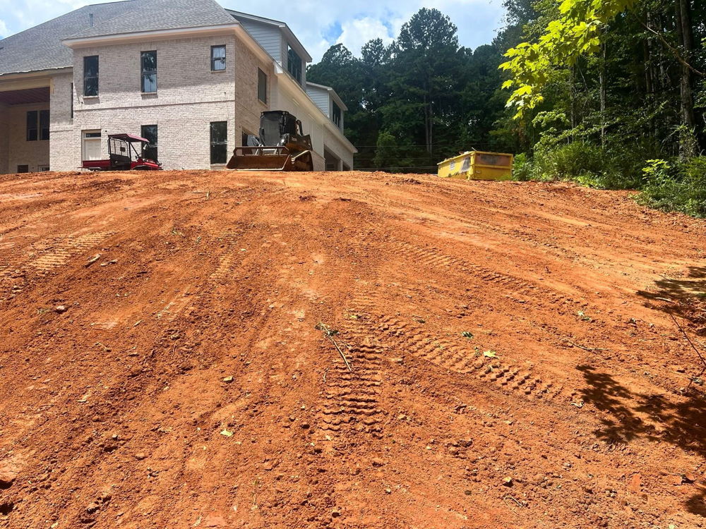 Dirt grading project
