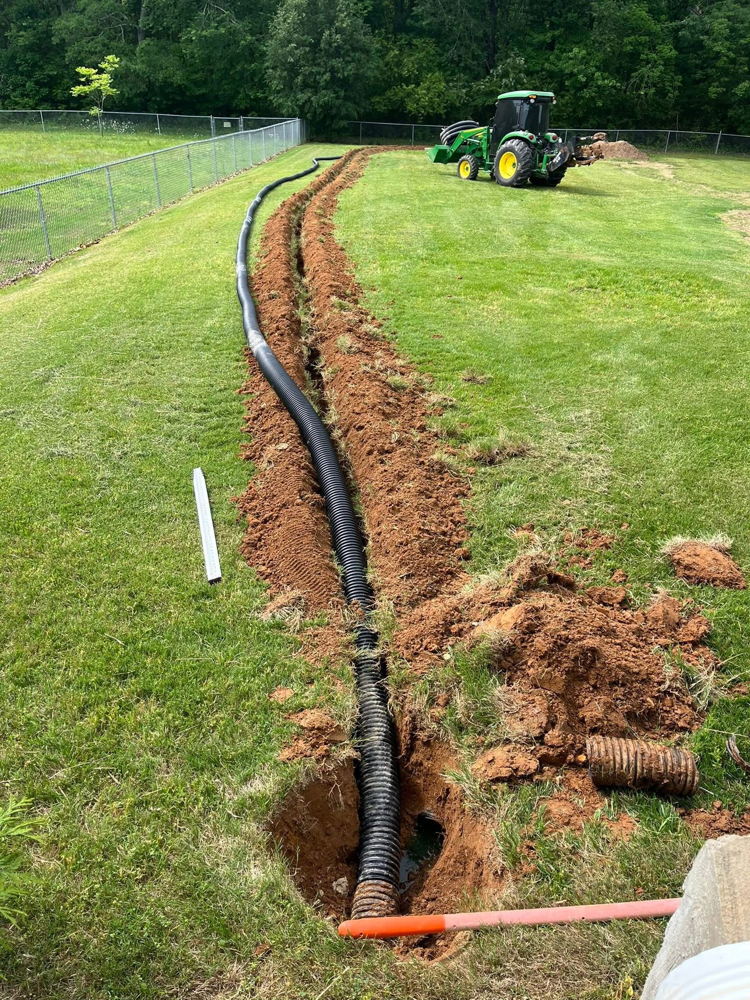 Underground utility project photo