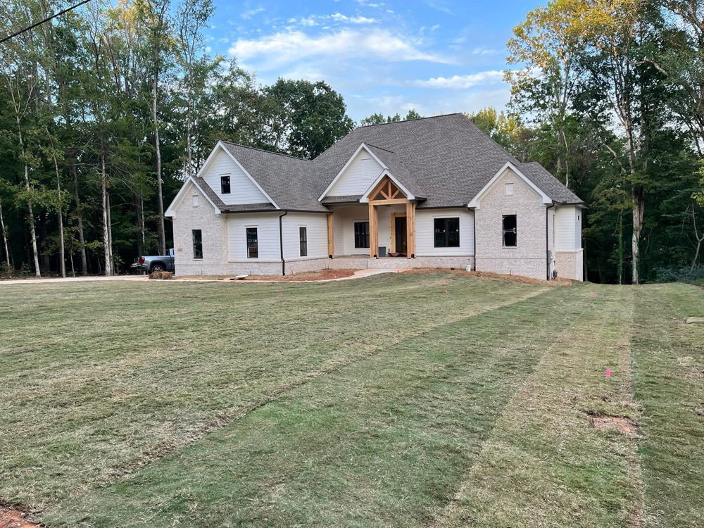 Lawn and landscaping project
